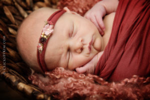 Newborn picture of Cassidy Sue.
