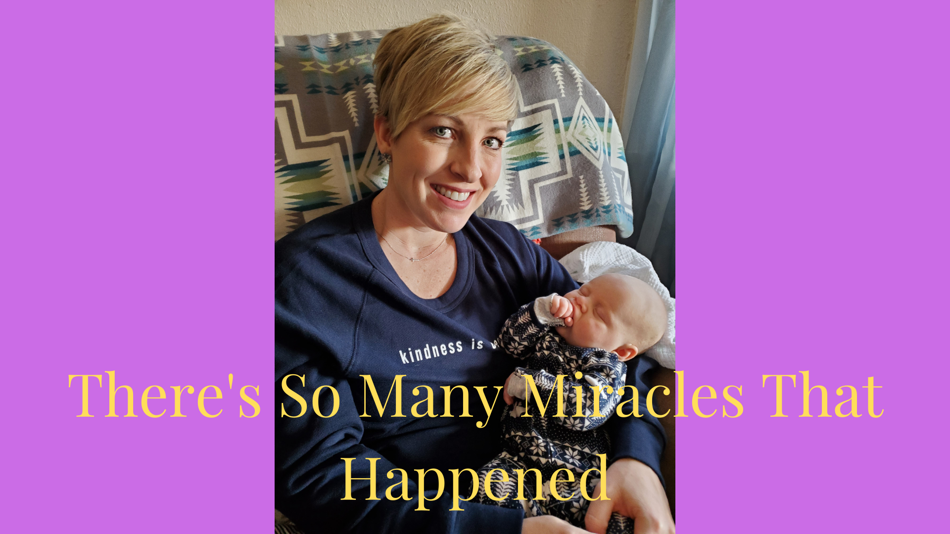 There's So Many Miracles That Happened--Cover Photo of Michaela and Baby Cassidy